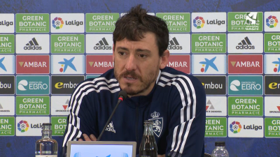 Cristian Álvarez durante la rueda de prensa.