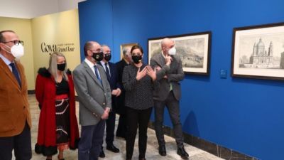 Javier Lambán, presidente de Aragón, inaugura la exposición ‘Goya, viajero y artista del Grand Tour’