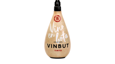 El vino en bota de plástico de Vinbut. / Vinbut.com