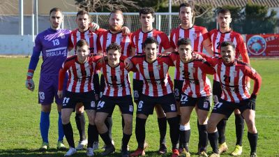 Formación inicial del Illueca. Foto: Twitter Illueca.