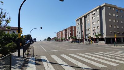 Imagen de una calle de la localidad zaragozana de Utebo. / Foto: EP