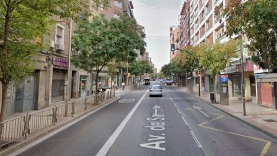 Imagen de la avenida San José de Zaragoza. / Foto: ARAGON NOTICIAS