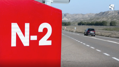 Imagen de la carretera N-2.