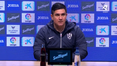 Xisco, en su comparecencia en Ipurúa.