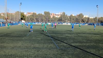 Imagen del partido entre el Giner Torrero y el CD Cuarte. Foto: Giner Torrero.