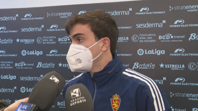 Francho Serrano, en la zona mixta de Can Misses.