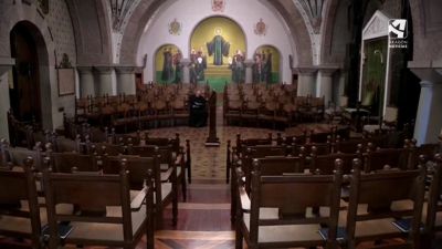 Interior de una iglesia.