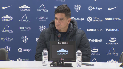 Xisco Muñoz en rueda de prensa.