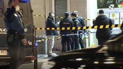 La Policía Nacional en un dispositivo contra las reyertas provocadas por las bandas latinas.