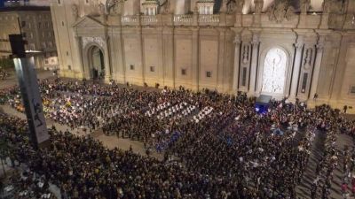 Flashmob jotera (imagen de archivo).