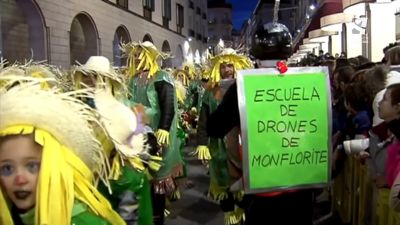 Imagen de una edición del carnaval de Huesca.