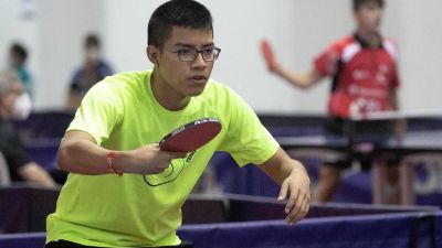 Mauricio la Rosa, jugador del School Zaragoza.