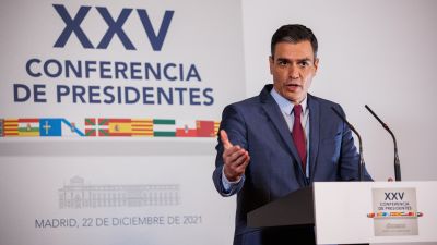 Pedro Sánchez, en una Conferencia de Presidentes. / Foto: EP