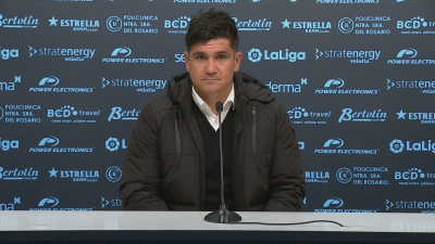 Xisco Muñoz en rueda de prensa.