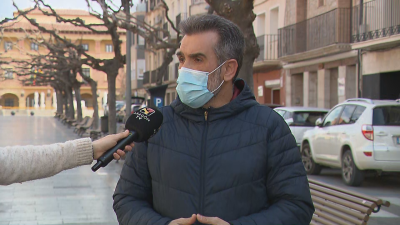 Santiago Burgos, alcalde de Fraga en funciones.