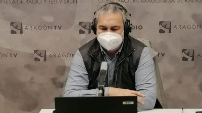 El epidemiólogo Nacho de Blas, durante su entrevista en Aragón Radio.