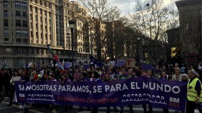 Imagen de archivo de la manifestación del 8M en 2020. / Foto: EP