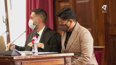 El acusado, Jorge Joaquín, durante la primera vista del juicio.