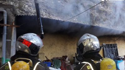 Un persona resulta herida en un incendio en una vivienda de Calatayud. - DIPUTACIÓN DE ZARAGOZA