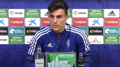 Alejandro Francés en rueda de prensa.