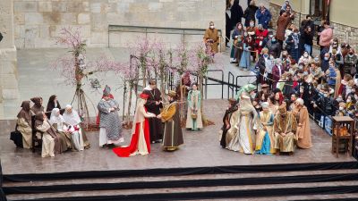 Boda de Isabel con Pedro de Azagra. / Foto: Ayuntamiento de Teruel
