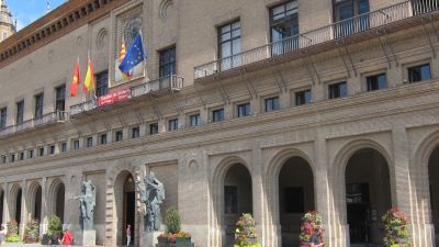 Fachada del Ayuntamiento de Zaragoza. | Europa Press