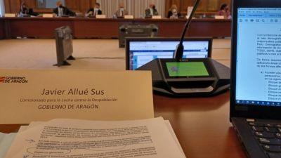 Imagen de la reunión de la Comisión Sectorial. / Foto: Gobierno de Aragón