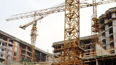 Viviendas en construcción.