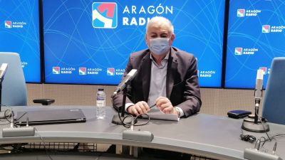 Fernando Baena, presidente del Colegio de Agentes Inmobiliarios de Aragón en Aragón Radio.