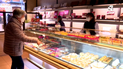 Interior de la pastelería Ascaso en Zaragoza.