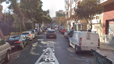 Calle Doctor Iranzo en el barrio de la Delicias de Zaragoza.