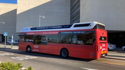 La nueva línea contará con autobuses de hidrógeno. / Ayuntamiento de Zaragoza.