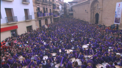 Aragón TV retransmitirá las principales procesiones de la Comunidad y Romperá la Hora en La Puebla de Híjar.