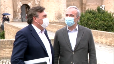 Tomás Guitarte y Jorge Azcón se han reunido este miércoles para tratar asuntos relacionados con la provincia turolense.