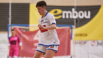 Antía Pérez, durante un partido. Foto: Sala Zaragoza.
