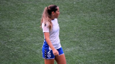 Irene Rodríguez, en un partido de esta temporada.
