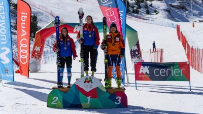 Paloma Antúnez, en lo más alto del podio del Campeonato de España.