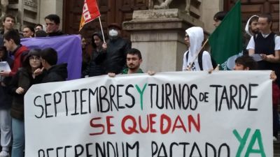 Foto: Twitter CCOO Enseñanza Aragón. / @feccooaragon.