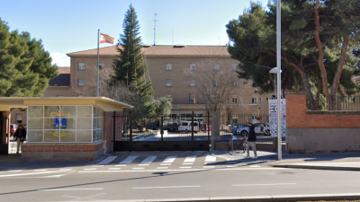 Exterior del Hospital General de la Defensa de Zaragoza.
