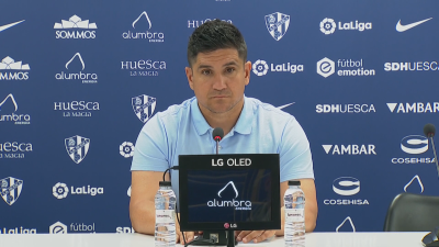 Xisco Muñoz en rueda de prensa.