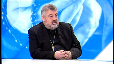 El arzobispo de Zaragoza, Carlos Escribano.