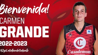 Carmen Grande jugará en el Casademont Zaragoza la próxima temporada.