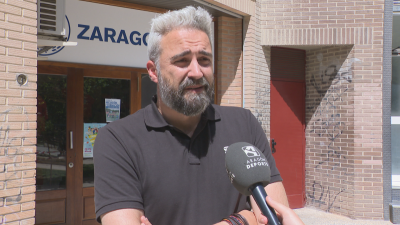 Rubén Alcaine atienda a Aragón Deporte.