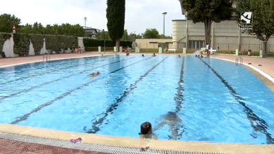 Piscina del Complejo Deportivo San Jorge de Huesca.
