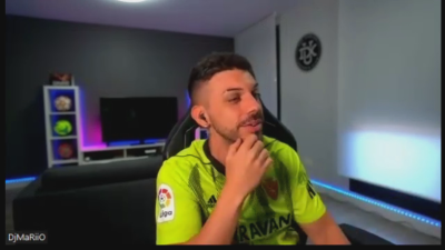Djmariio durante su entrevista con Aragón Deporte.