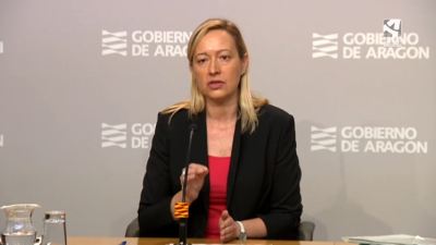 La consejera Marta Gastón, en rueda de prensa. / CARTV