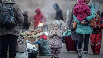 Refugiados ucranianos en una foto de archivo. / Europa Press