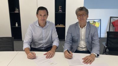 Imagen de la firma del patrocinio.