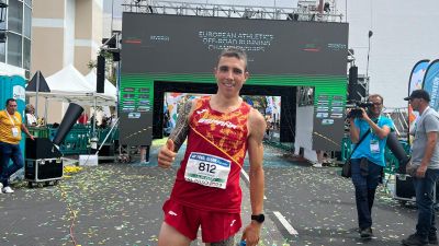 Marcos Ramos tras la carrera de este sábado. Foto: Twitter RFEA.