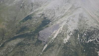 El fuego se ha declarado en el municipio oscense de El Pueyo de Araguás. / Infoar